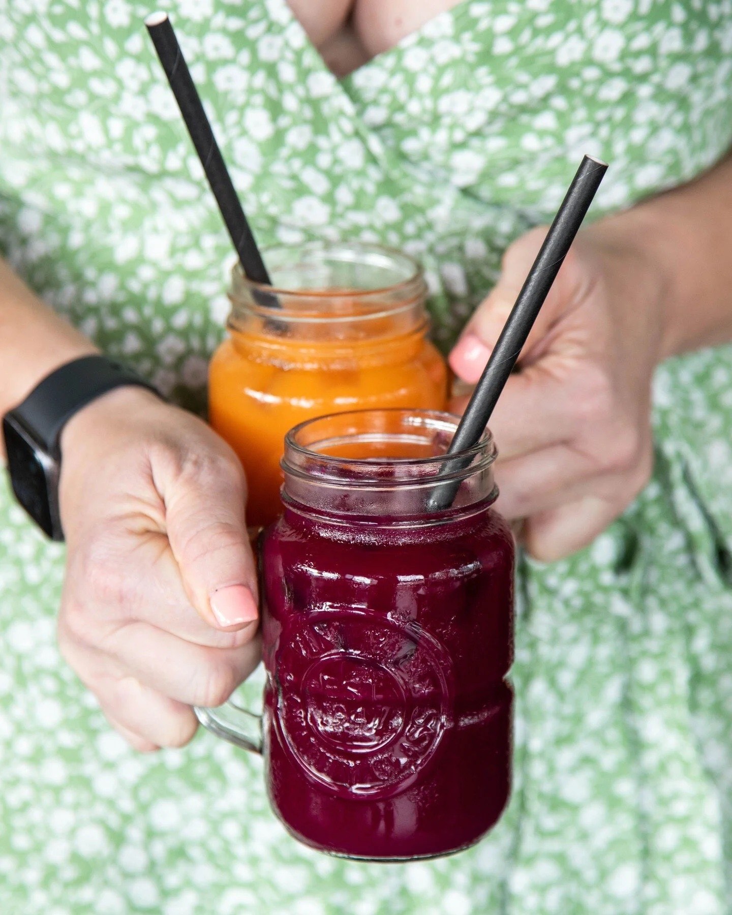 Fresh juices and drinks made alongside the coffee at Haig St Cafe Kirra